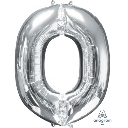 P50 35" (Silver) Letter O SuperShape™